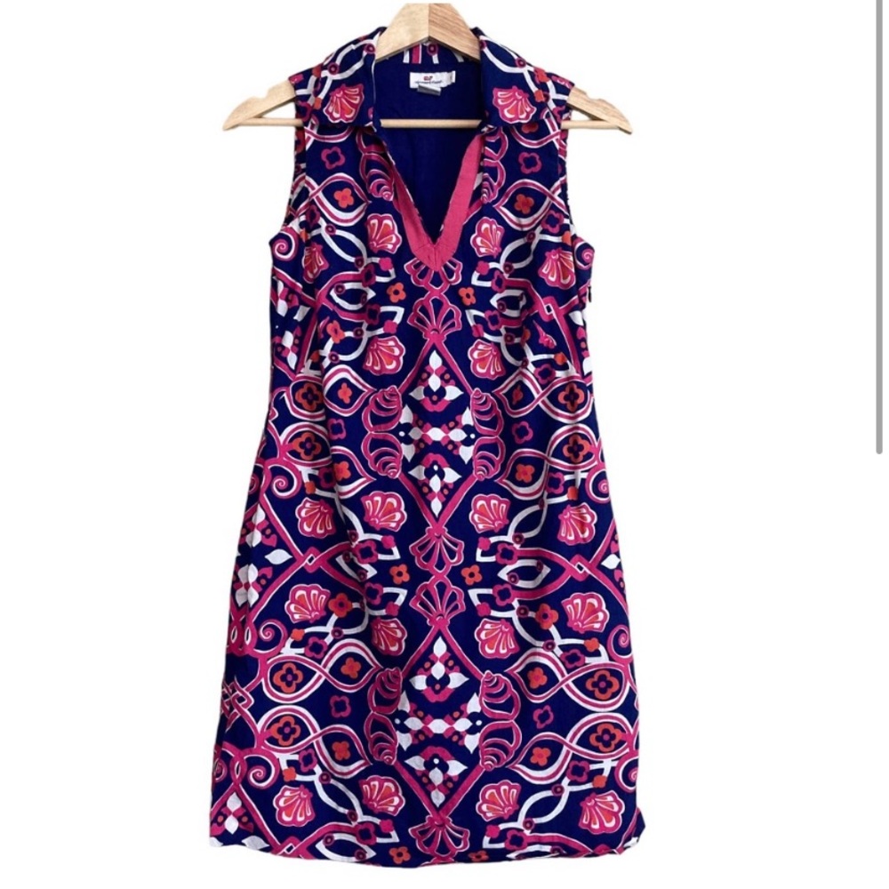 Vineyard Vines Shell Sleeveless Tunic Dress